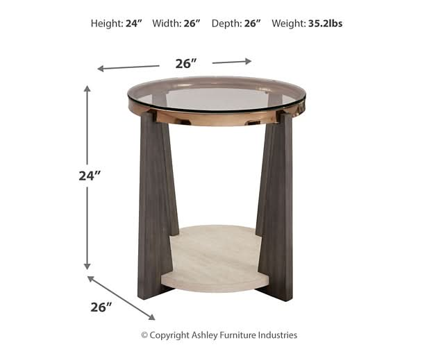 Ashley Express - Frazwa Round End Table - Walo Furniture