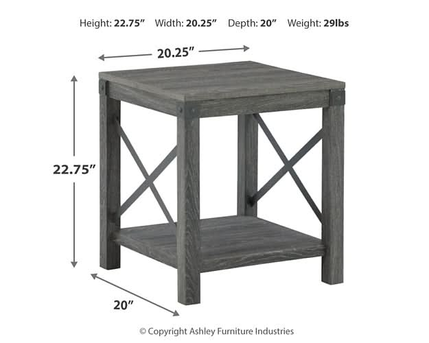 Ashley Express - Freedan Square End Table - Walo Furniture