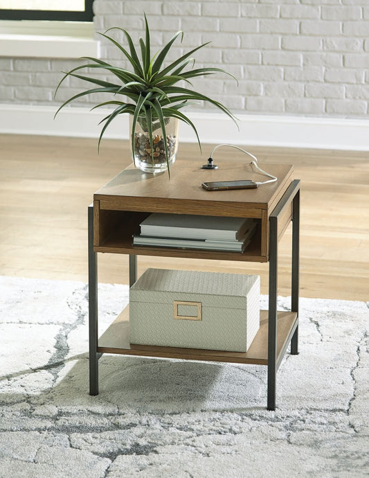 Ashley Express - Fridley Rectangular End Table - Walo Furniture