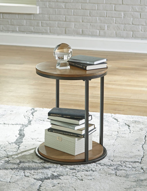 Ashley Express - Fridley Round End Table - Walo Furniture