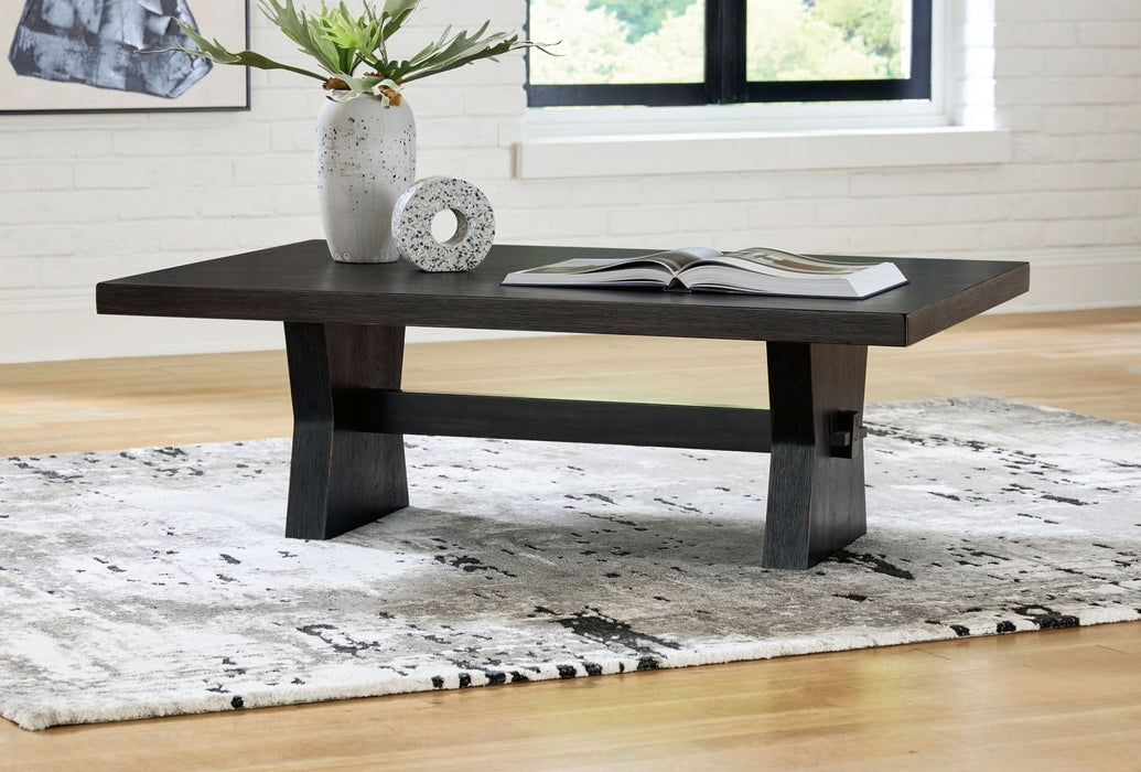 Ashley Express - Galliden Coffee Table with 2 End Tables - Walo Furniture