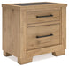 Ashley Express - Galliden Two Drawer Night Stand - Walo Furniture