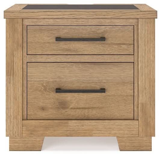 Ashley Express - Galliden Two Drawer Night Stand - Walo Furniture