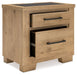 Ashley Express - Galliden Two Drawer Night Stand - Walo Furniture