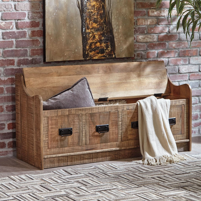 Ashley Express - Garrettville Storage Bench - Walo Furniture