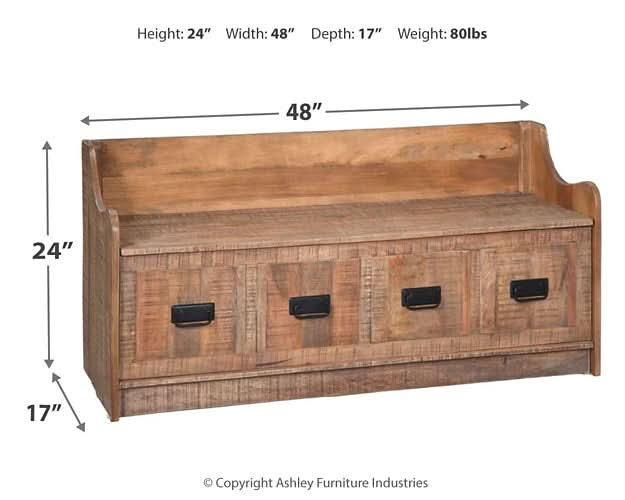 Ashley Express - Garrettville Storage Bench - Walo Furniture