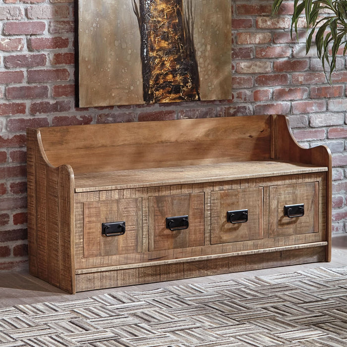 Ashley Express - Garrettville Storage Bench - Walo Furniture