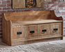 Ashley Express - Garrettville Storage Bench - Walo Furniture