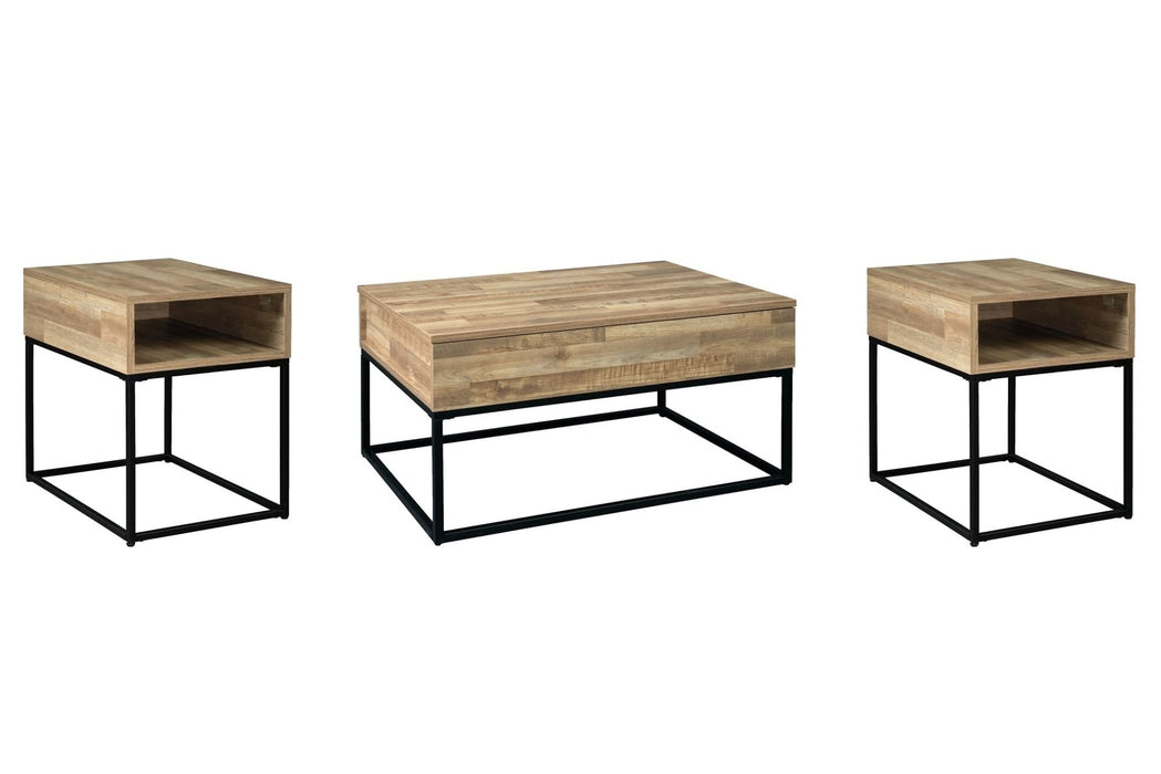 Ashley Express - Gerdanet Coffee Table with 2 End Tables - Walo Furniture