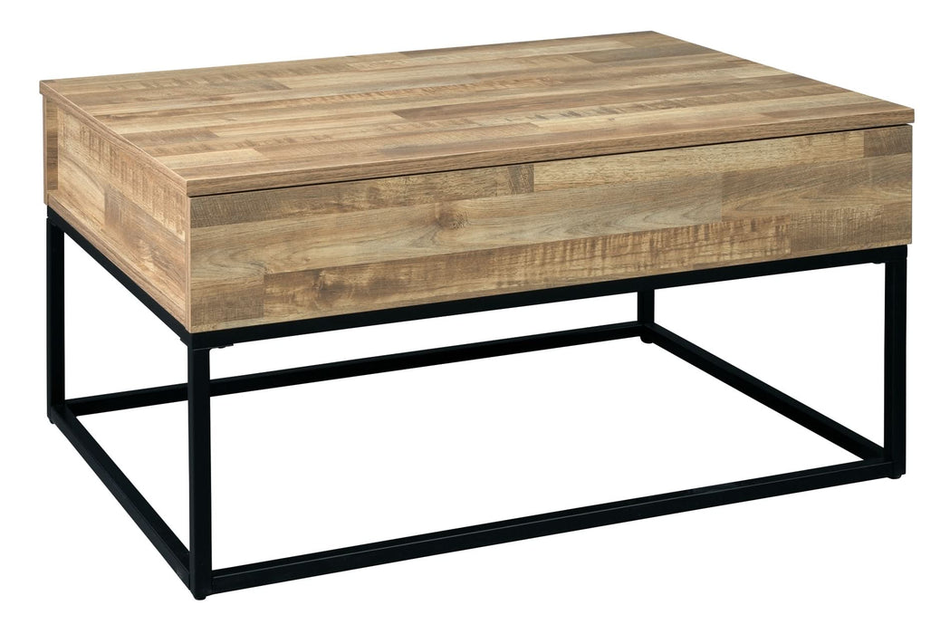 Ashley Express - Gerdanet Coffee Table with 2 End Tables - Walo Furniture