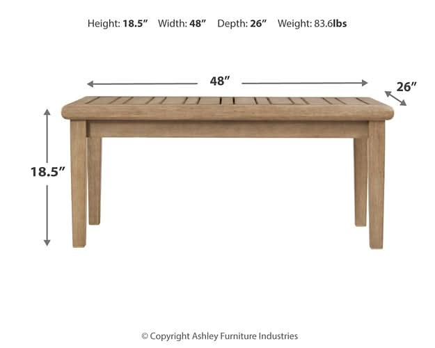 Ashley Express - Gerianne Outdoor Coffee Table with 2 End Tables - Walo Furniture