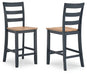 Ashley Express - Gesthaven Barstool (2/CN) - Walo Furniture