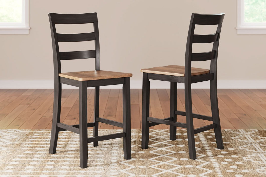 Ashley Express - Gesthaven Counter Height Dining Table and 2 Barstools - Walo Furniture