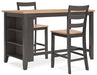 Ashley Express - Gesthaven Counter Height Dining Table and 2 Barstools - Walo Furniture