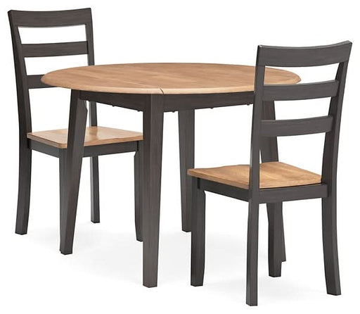 Ashley Express - Gesthaven Dining Table and 2 Chairs - Walo Furniture