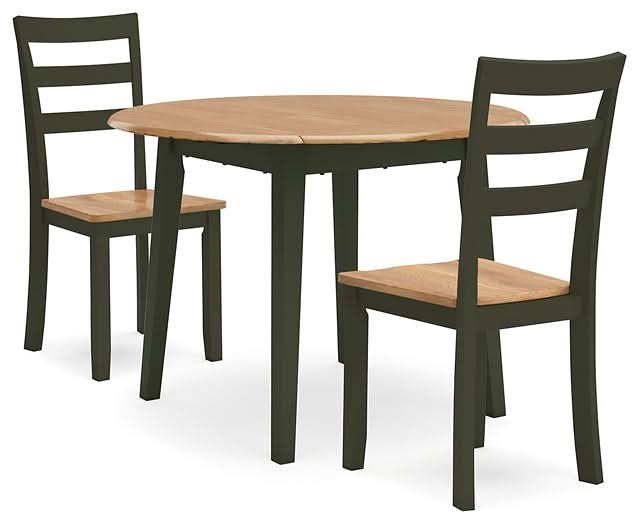 Ashley Express - Gesthaven Dining Table and 2 Chairs - Walo Furniture