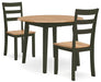 Ashley Express - Gesthaven Dining Table and 2 Chairs - Walo Furniture