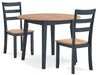 Ashley Express - Gesthaven Dining Table and 2 Chairs - Walo Furniture