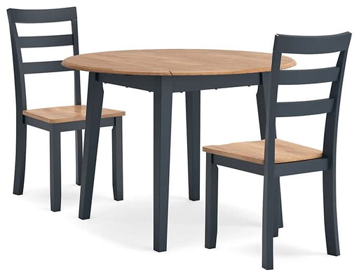 Ashley Express - Gesthaven Dining Table and 2 Chairs - Walo Furniture