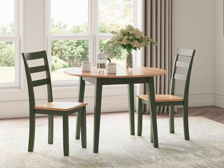 Ashley Express - Gesthaven Dining Table and 2 Chairs - Walo Furniture