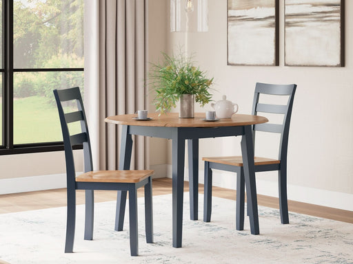 Ashley Express - Gesthaven Dining Table and 2 Chairs - Walo Furniture