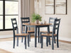 Ashley Express - Gesthaven Dining Table and 4 Chairs - Walo Furniture