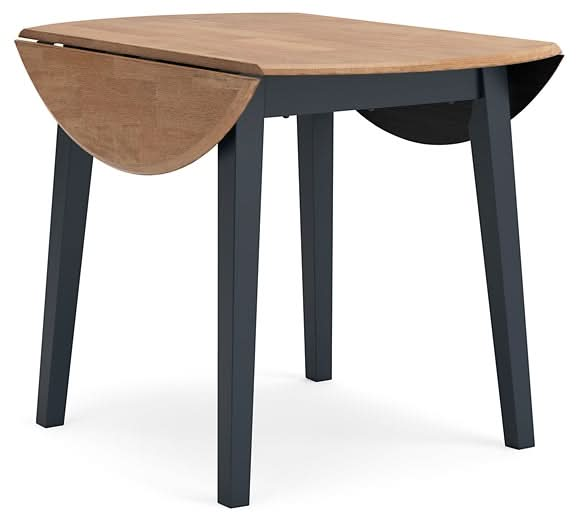 Ashley Express - Gesthaven Round DRM Drop Leaf Table - Walo Furniture