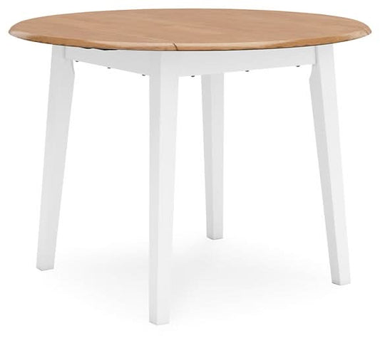 Ashley Express - Gesthaven Round DRM Drop Leaf Table - Walo Furniture