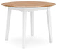 Ashley Express - Gesthaven Round DRM Drop Leaf Table - Walo Furniture