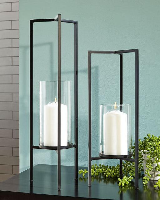 Ashley Express - Ginette Candle Holder Set (2/CN) - Walo Furniture