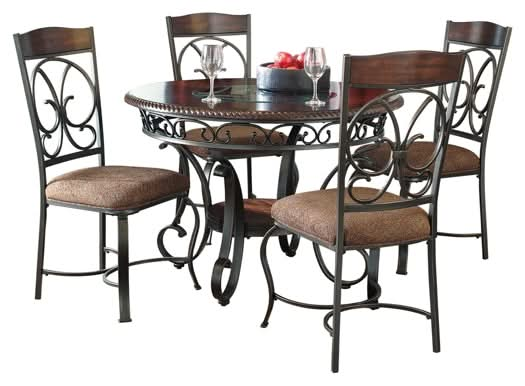 Ashley Express - Glambrey Dining Table and 4 Chairs - Walo Furniture