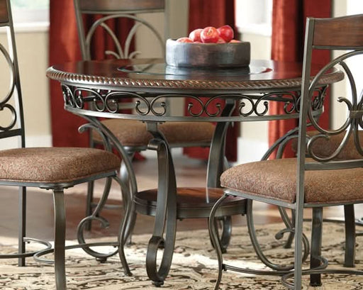 Ashley Express - Glambrey Round Dining Room Table - Walo Furniture