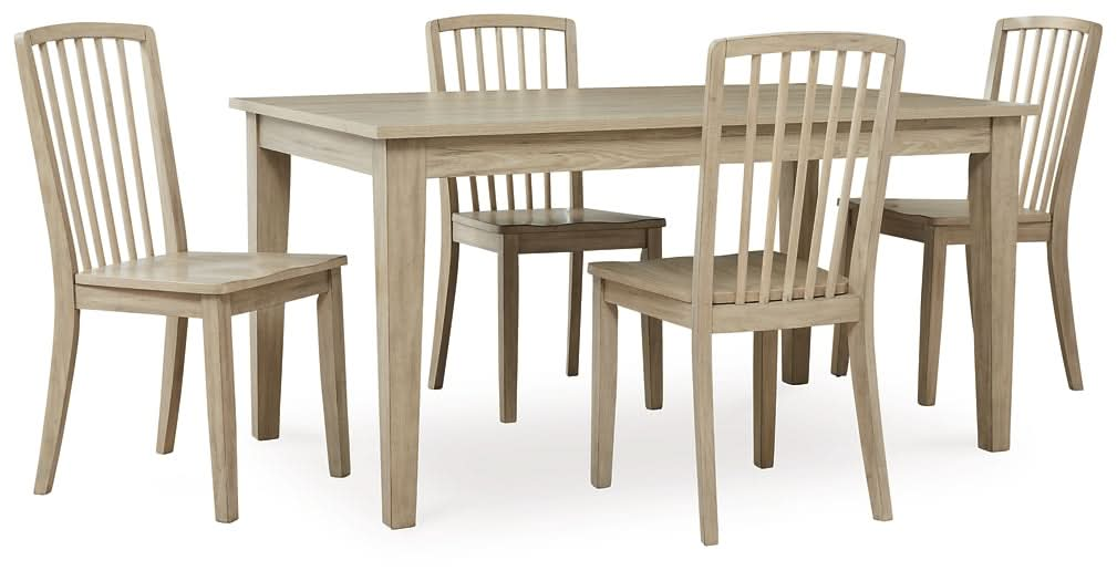 Ashley Express - Gleanville Dining Table and 4 Chairs - Walo Furniture