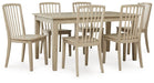 Ashley Express - Gleanville Dining Table and 6 Chairs - Walo Furniture