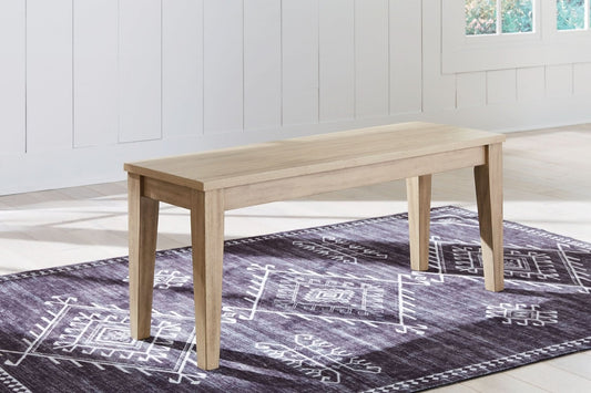 Ashley Express - Gleanville Large Dining Room Bench - Walo Furniture