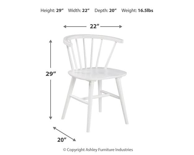 Ashley Express - Grannen Dining Room Side Chair (2/CN) - Walo Furniture