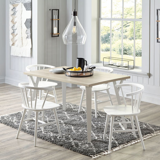 Ashley Express - Grannen Dining Table and 4 Chairs - Walo Furniture