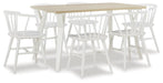 Ashley Express - Grannen Dining Table and 6 Chairs - Walo Furniture