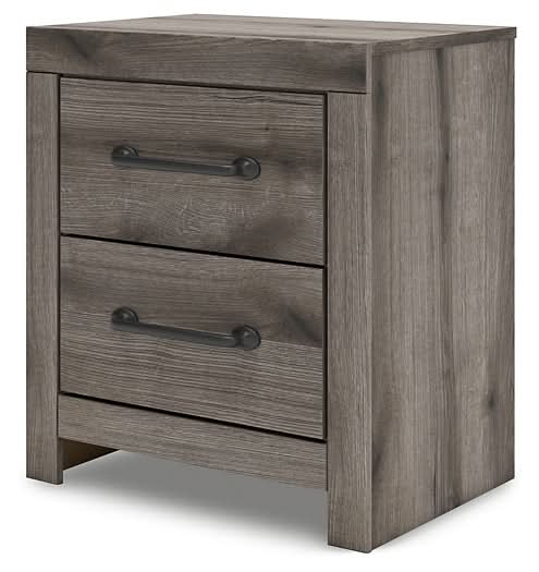 Ashley Express - Graystorm Two Drawer Night Stand - Walo Furniture