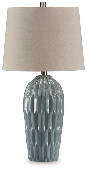 Ashley Express - Hadbury Ceramic Table Lamp (2/CN) - Walo Furniture