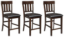 Ashley Express - Haddigan Counter Height Dining Table and 4 Barstools - Walo Furniture