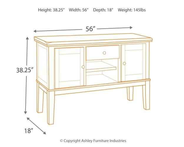 Ashley Express - Haddigan Dining Room Server - Walo Furniture