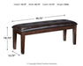 Ashley Express - Haddigan Large UPH Dining Room Bench - Walo Furniture