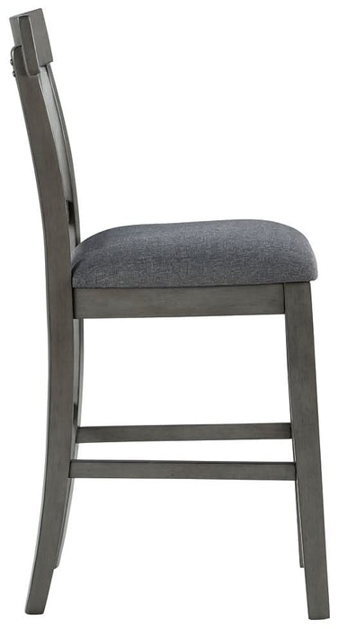 Ashley Express - Hallanden Upholstered Barstool (2/CN) - Walo Furniture