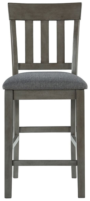 Ashley Express - Hallanden Upholstered Barstool (2/CN) - Walo Furniture