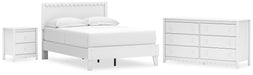 Ashley Express - Hallityn Full Panel Platform Bed with Dresser and Nightstand - Walo Furniture