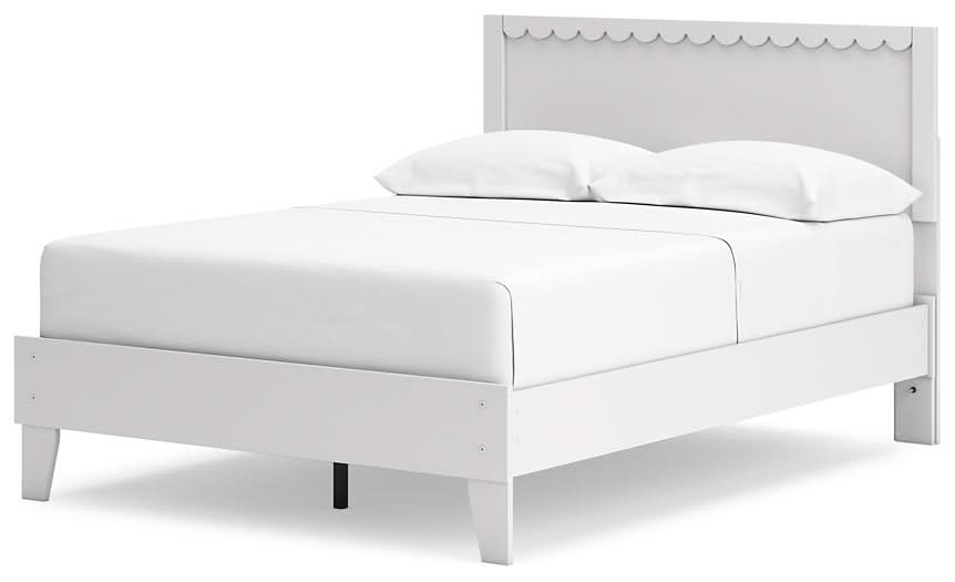 Ashley Express - Hallityn Full Panel Platform Bed with Dresser and Nightstand - Walo Furniture