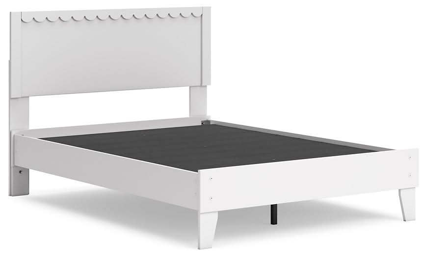 Ashley Express - Hallityn Full Panel Platform Bed with Dresser and Nightstand - Walo Furniture