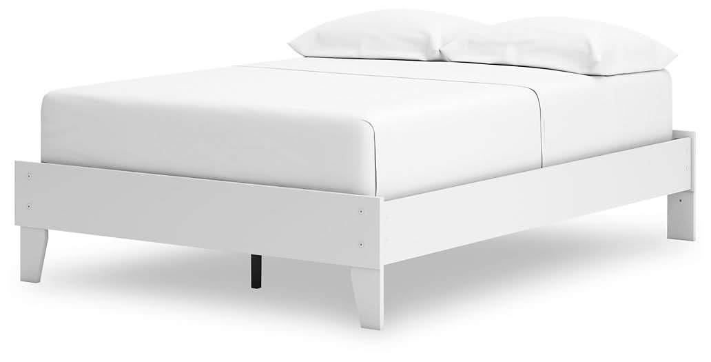 Ashley Express - Hallityn Full Platform Bed with Dresser and Nightstand - Walo Furniture