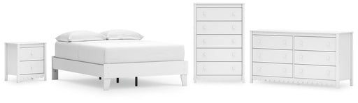 Ashley Express - Hallityn Full Platform Bed with Dresser and Nightstand - Walo Furniture